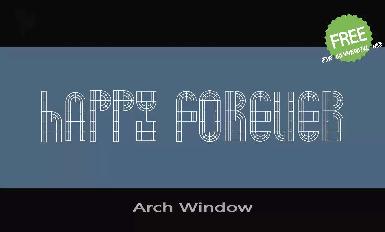 Sample of Arch-Window