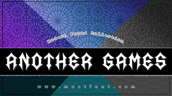 Typographic Design of Another-Games