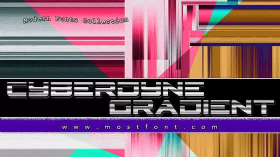 Typographic Design of Cyberdyne-Gradient