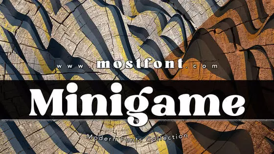 Typographic Design of Minigame