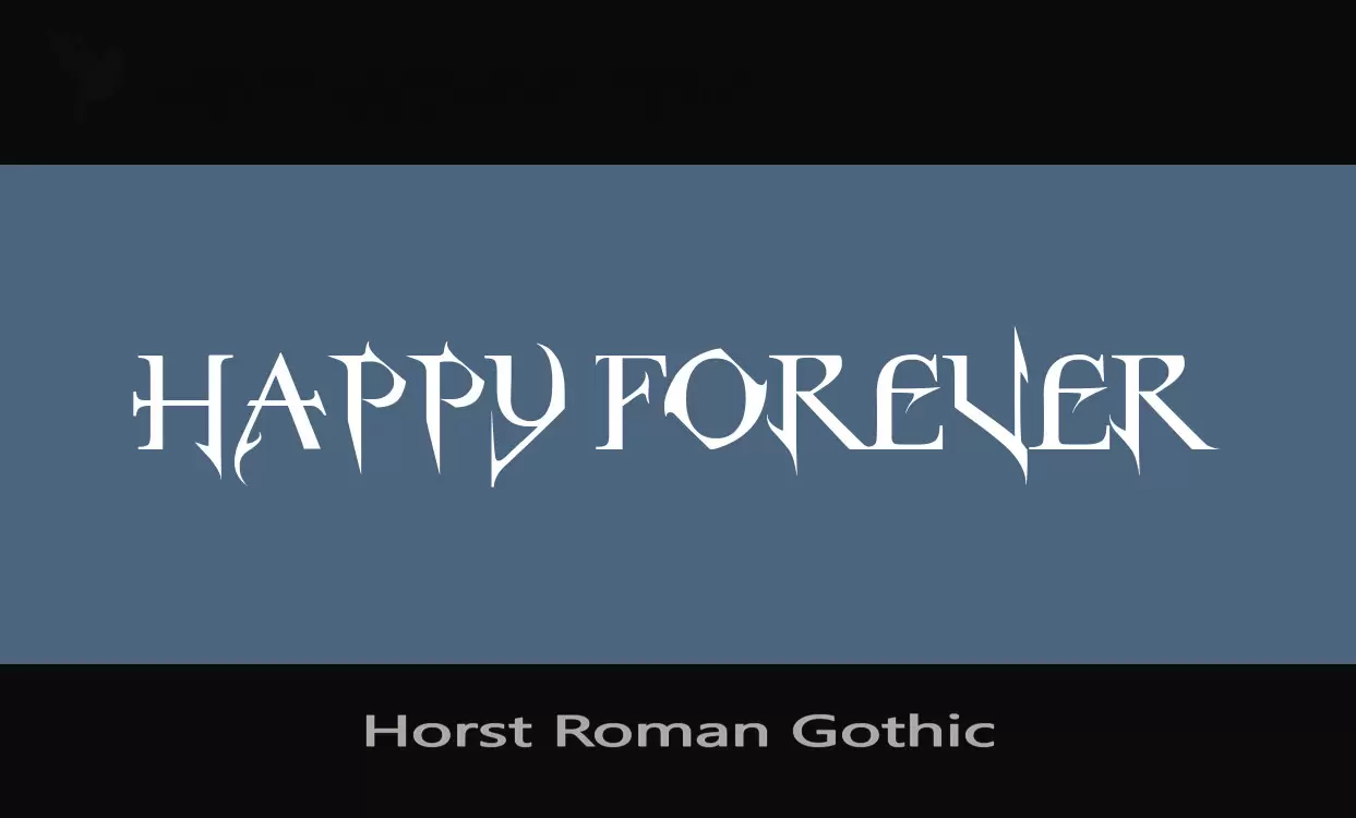 Sample of Horst-Roman-Gothic