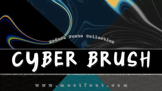 Typographic Design of Cyber-Brush