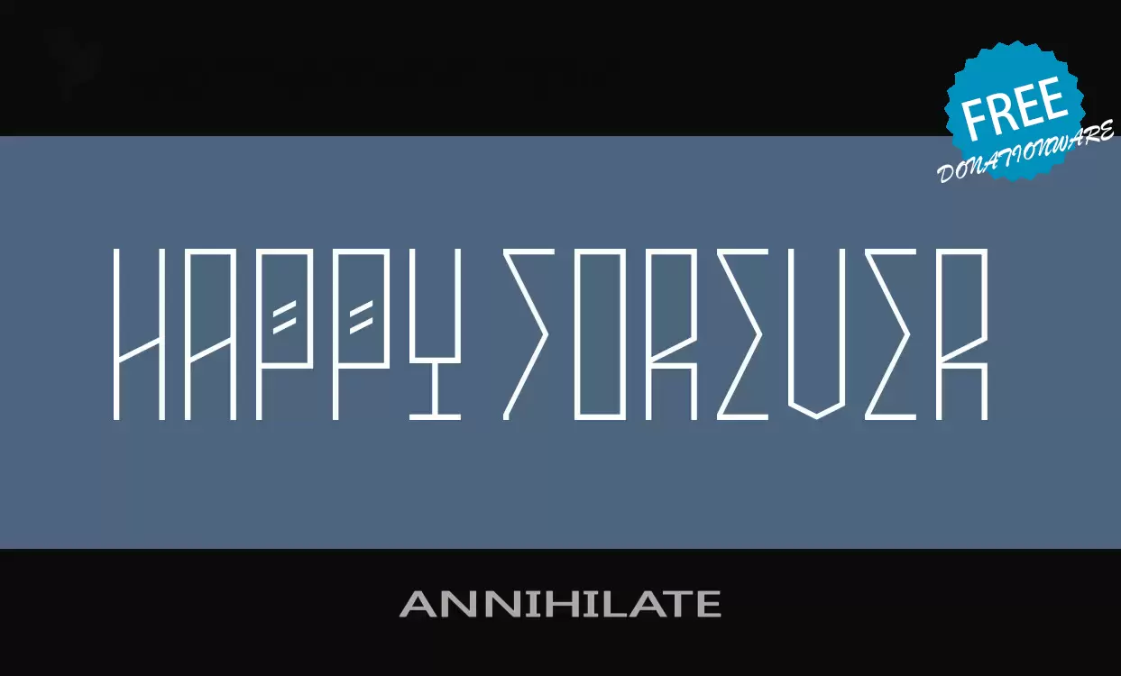 Sample of ANNIHILATE