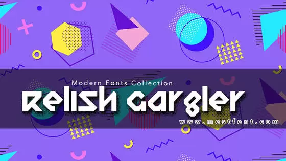 Typographic Design of Relish-Gargler
