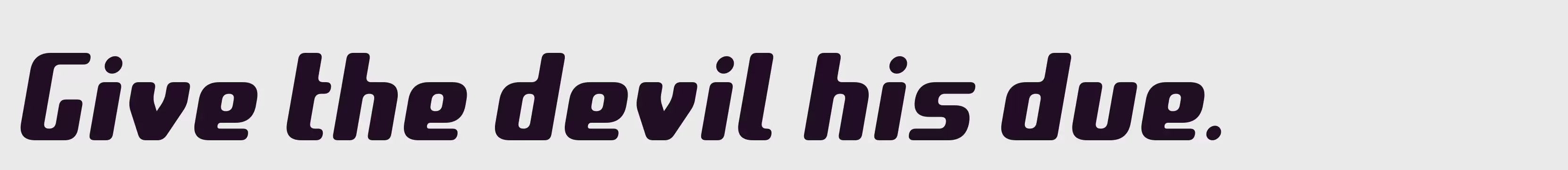「Italic」字体效果图