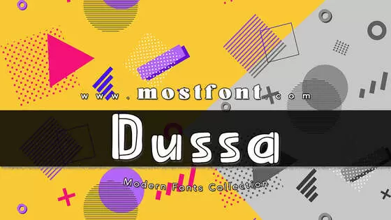 Typographic Design of Dussa