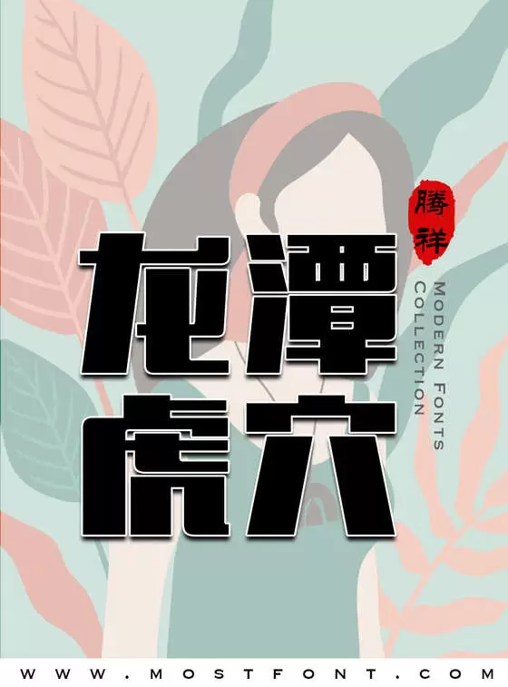 Typographic Design of 腾祥澜黑简