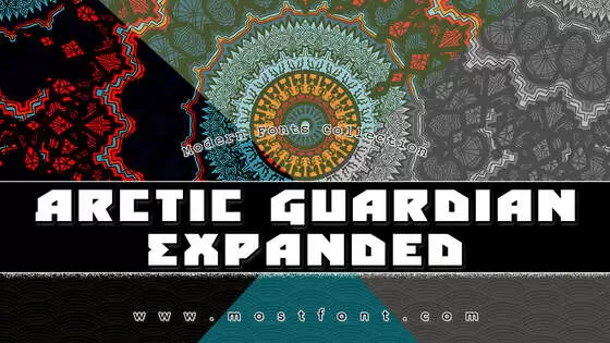 Typographic Design of Arctic-Guardian-Expanded