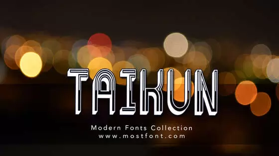 Typographic Design of Taikun