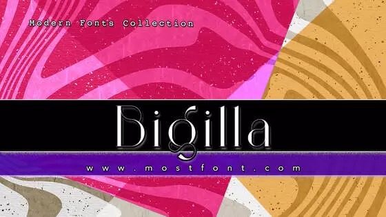 「Bigilla」字体排版样式