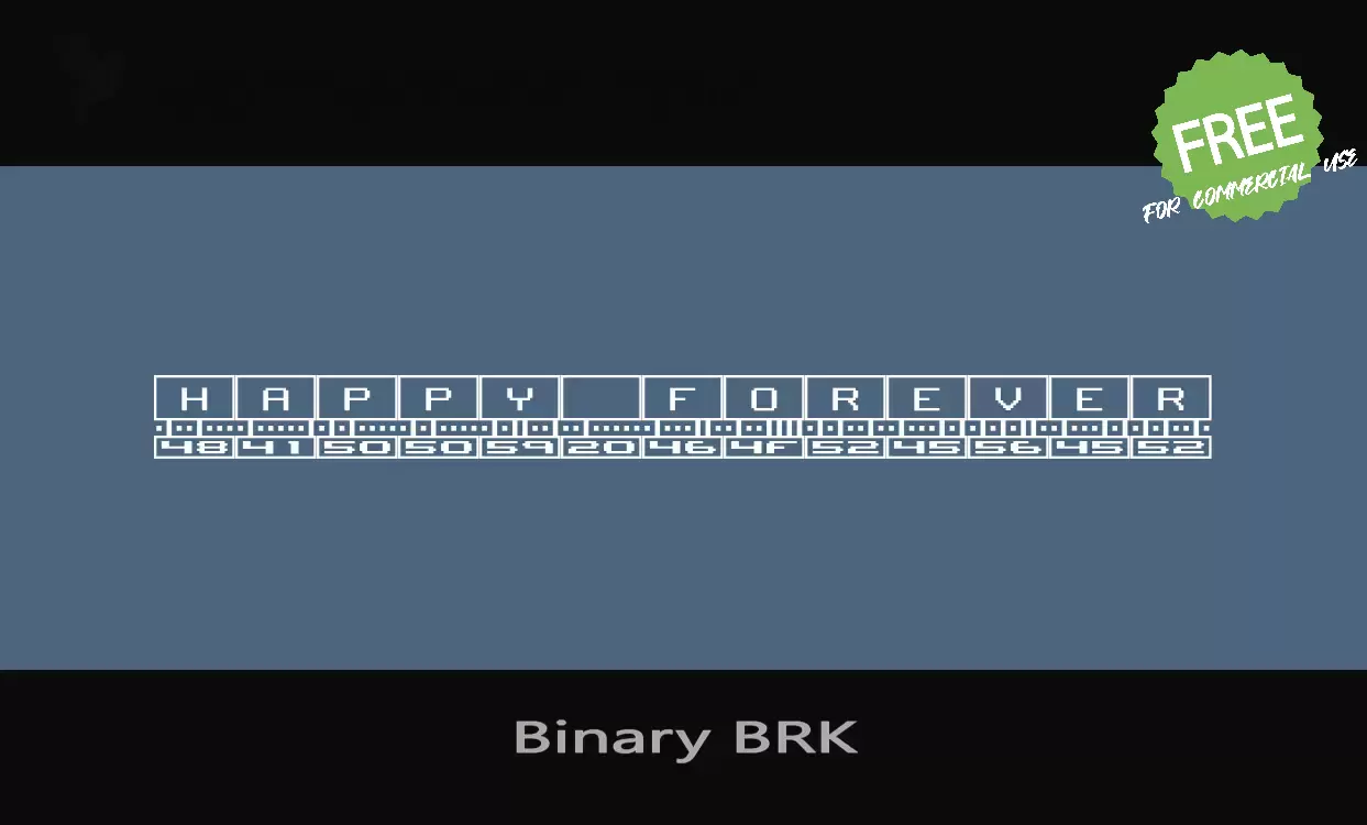 Sample of Binary-BRK