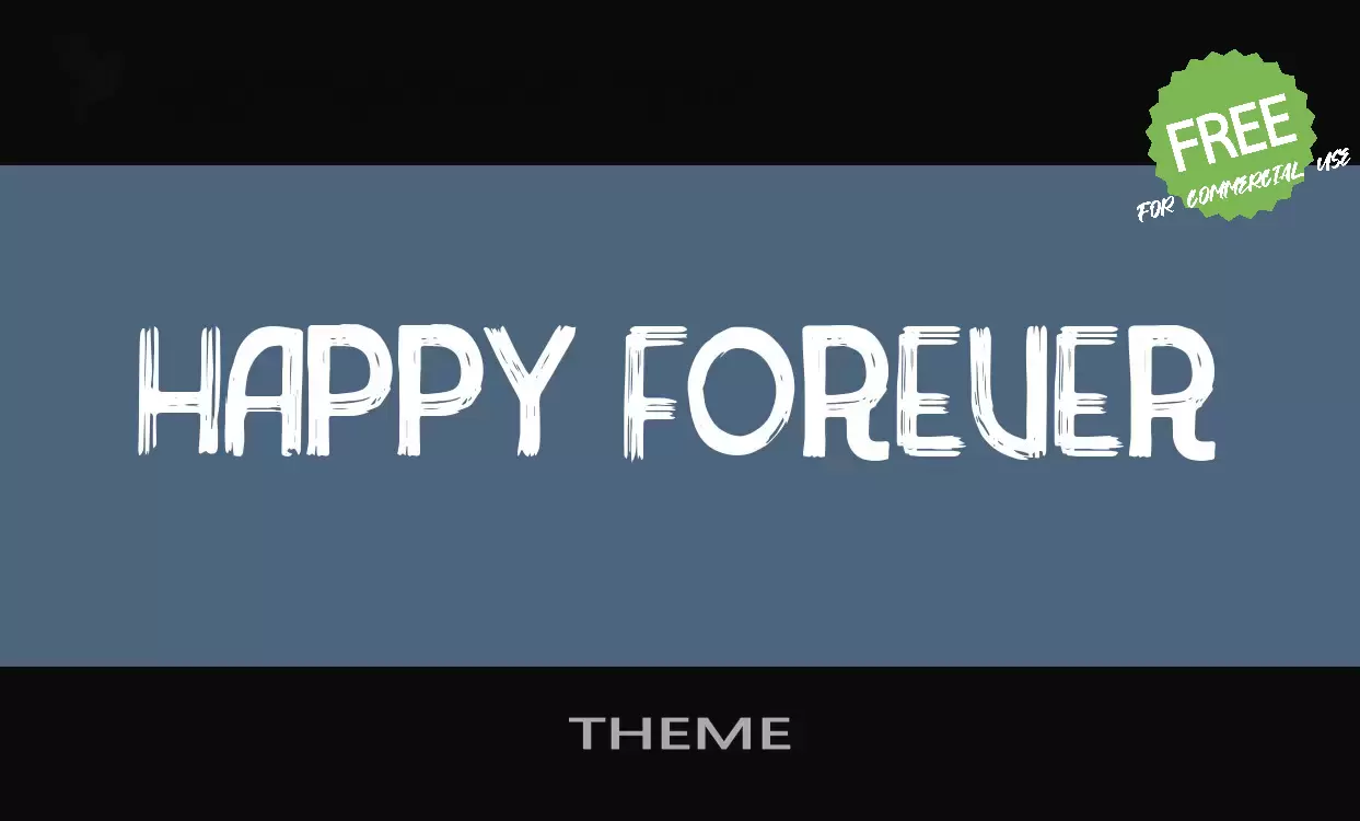 Font Sample of THEME