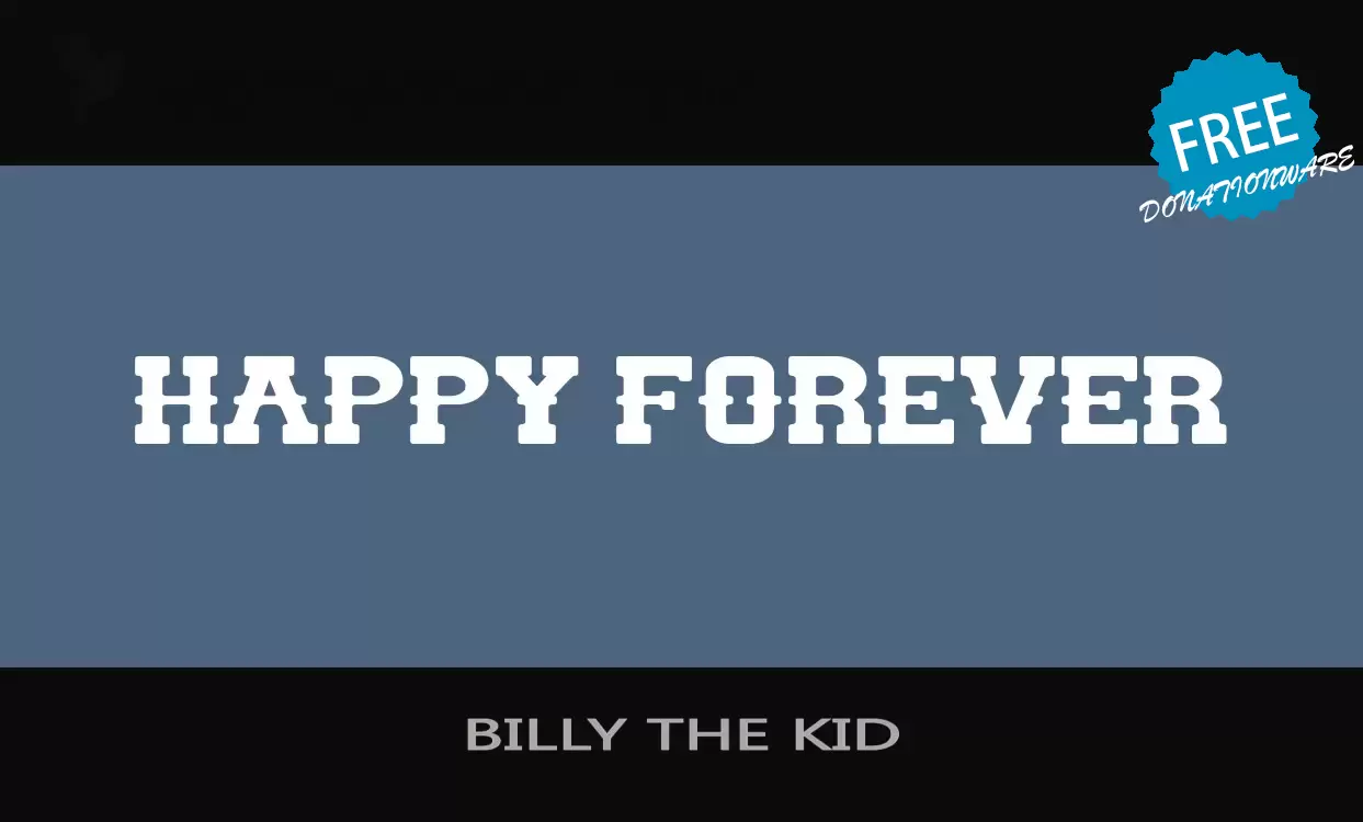 Sample of BILLY-THE-KID