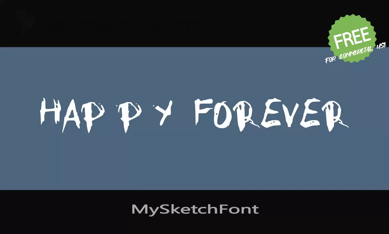 Sample of MySketchFont