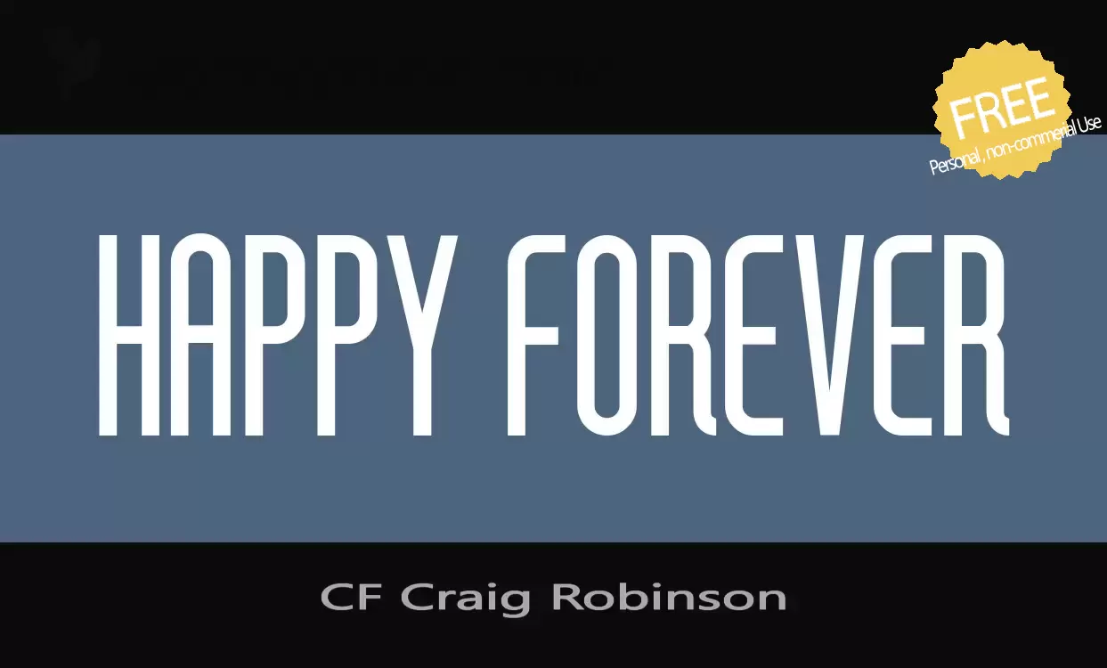 Sample of CF-Craig-Robinson