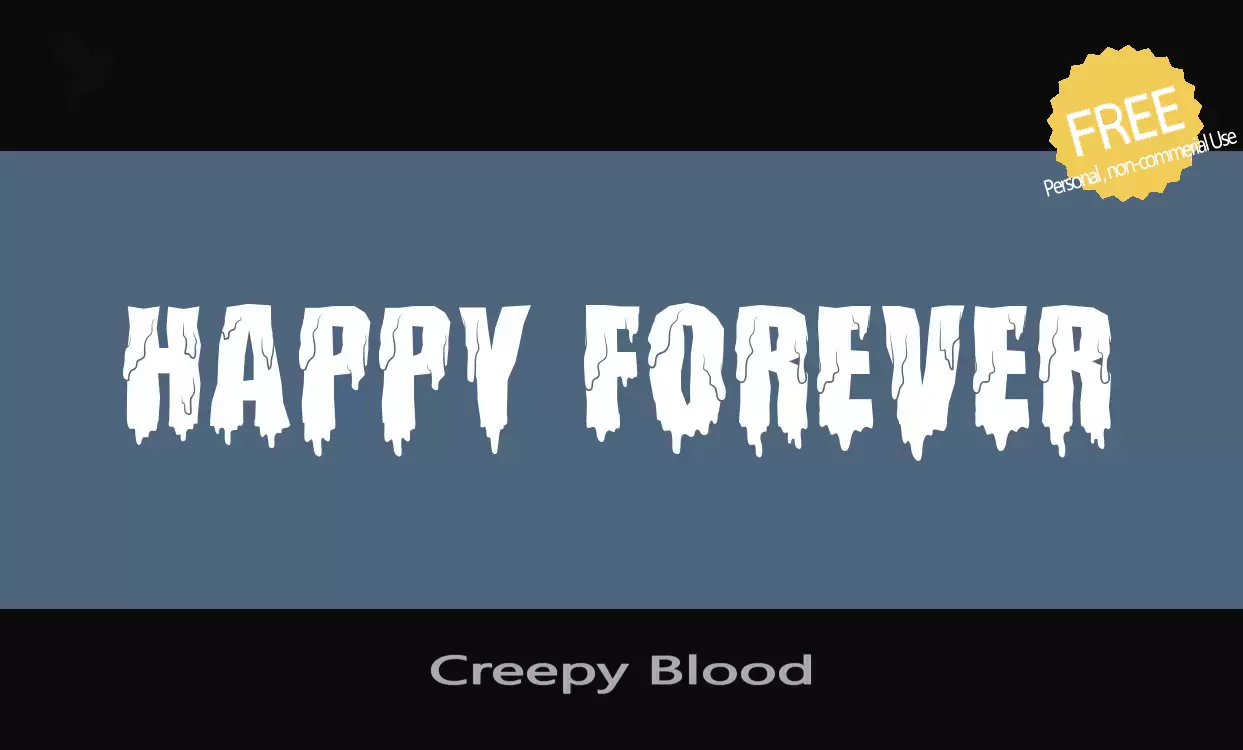 Sample of Creepy-Blood