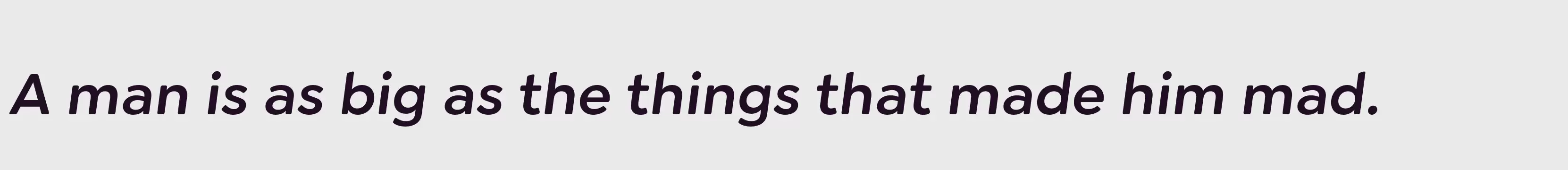 Preview Of MediumItalic