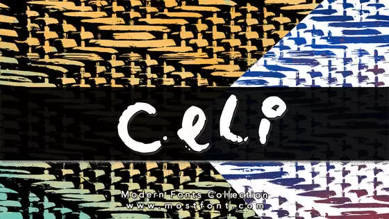 「Celi」字体排版样式
