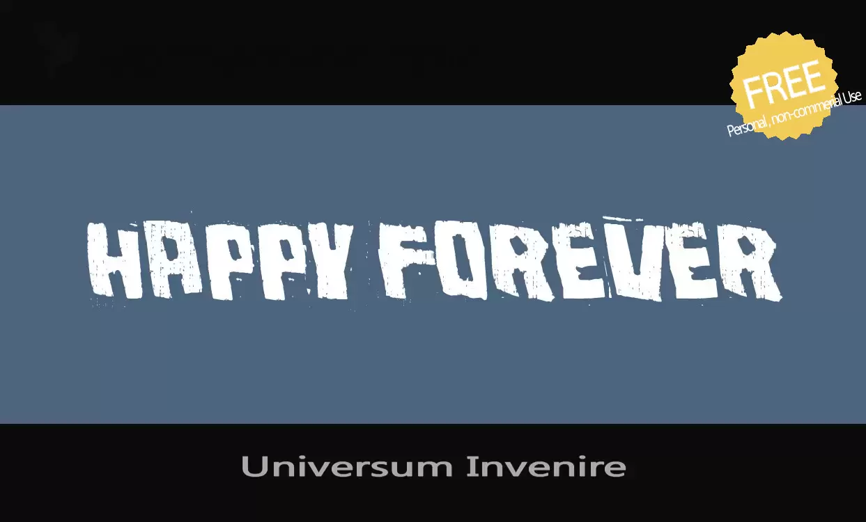 「Universum-Invenire」字体效果图