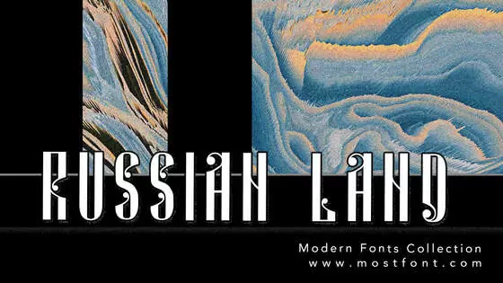 「Russian-Land」字体排版图片