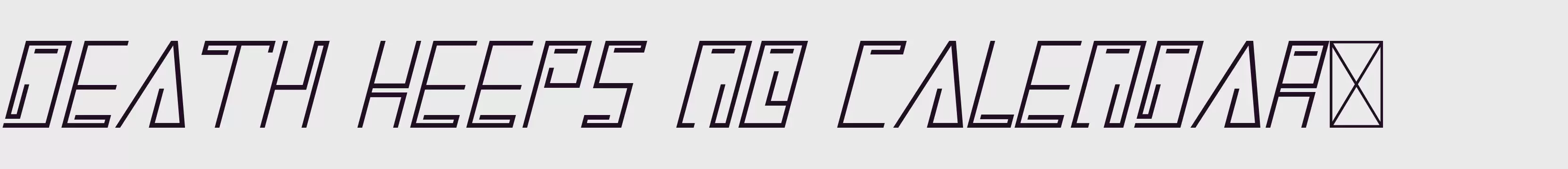 Preview Of HeosDemoItalic