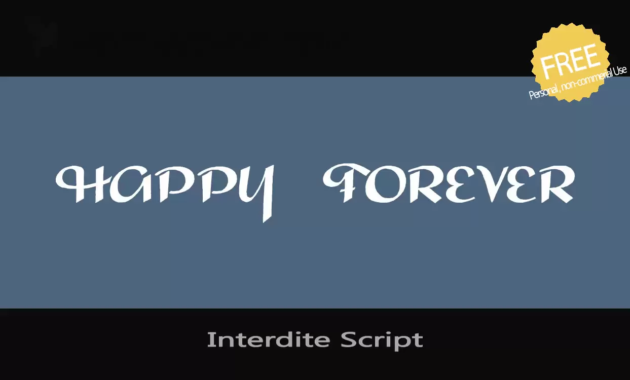 Sample of Interdite-Script