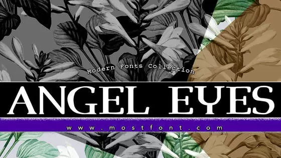Typographic Design of Angel-Eyes