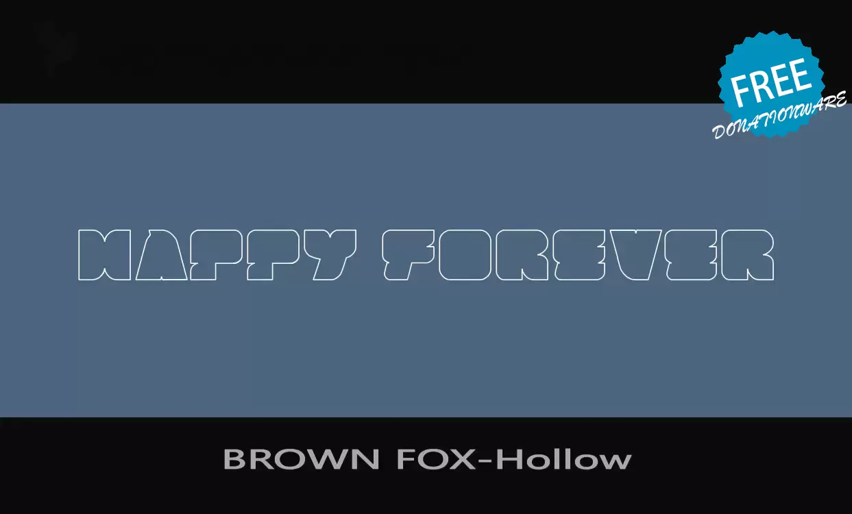 Sample of BROWN-FOX-Hollow