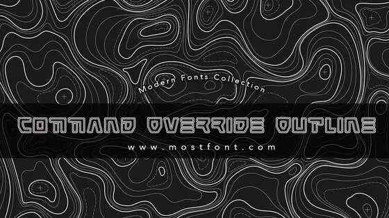 「Command-Override-Outline」字体排版图片