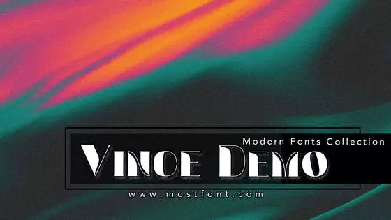 Typographic Design of Vince-Demo