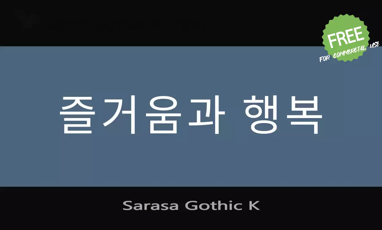 「Sarasa-Gothic-K」字体效果图