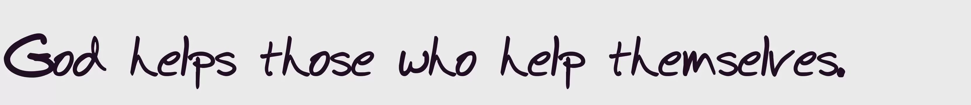 「BUDHAND2」字体效果图