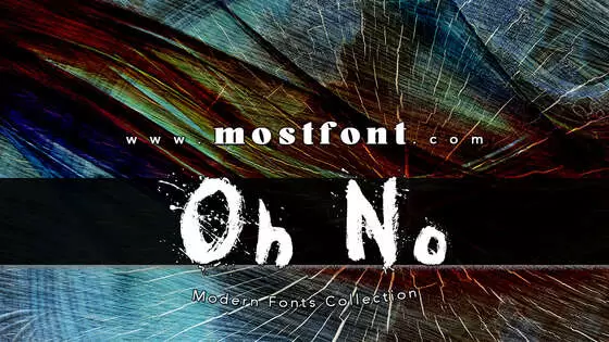 Typographic Design of Oh-No