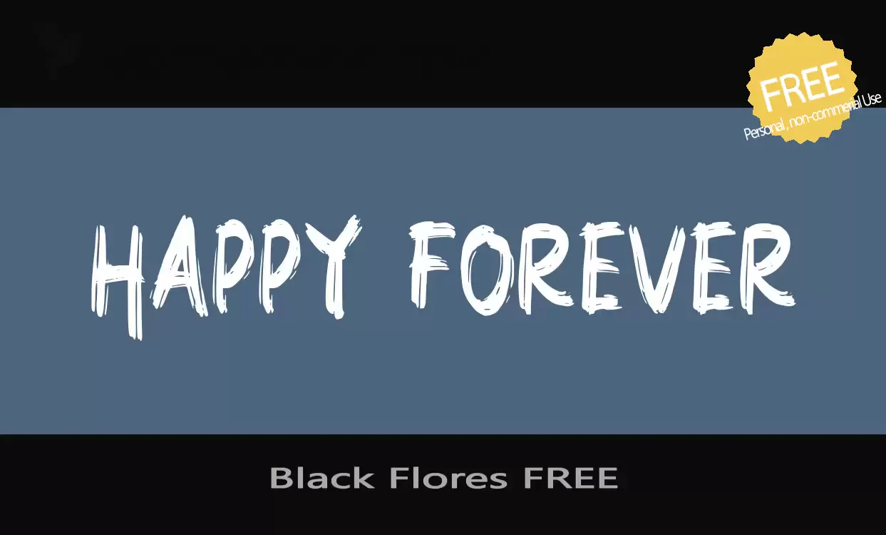 Sample of Black-Flores-FREE