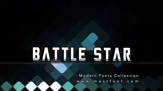 「Battle-Star」字体排版图片