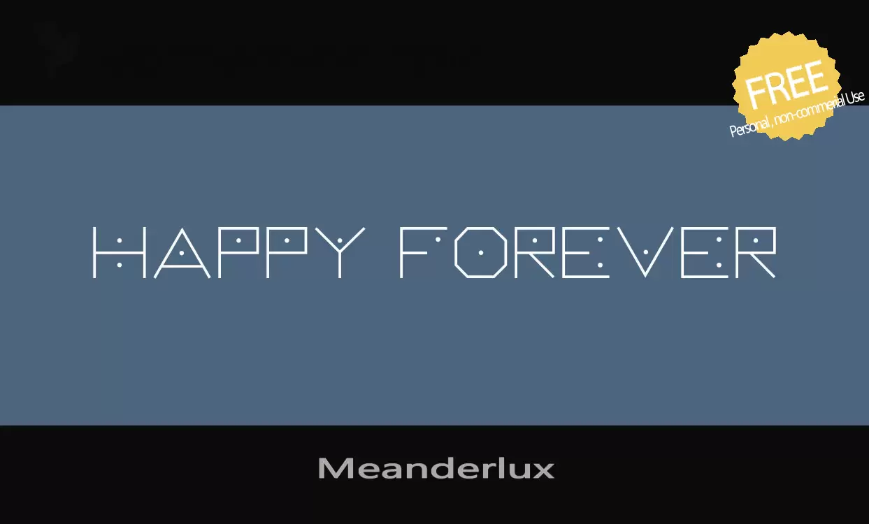 Sample of Meanderlux