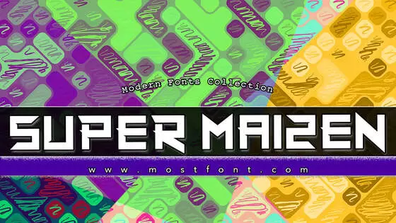 Typographic Design of Super-Maizen