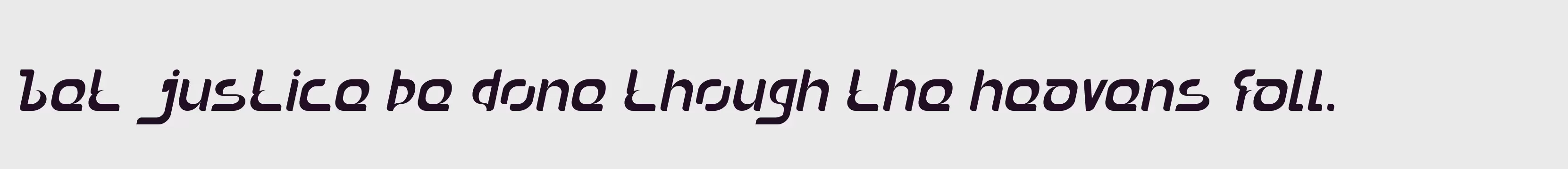 「Italic」字体效果图