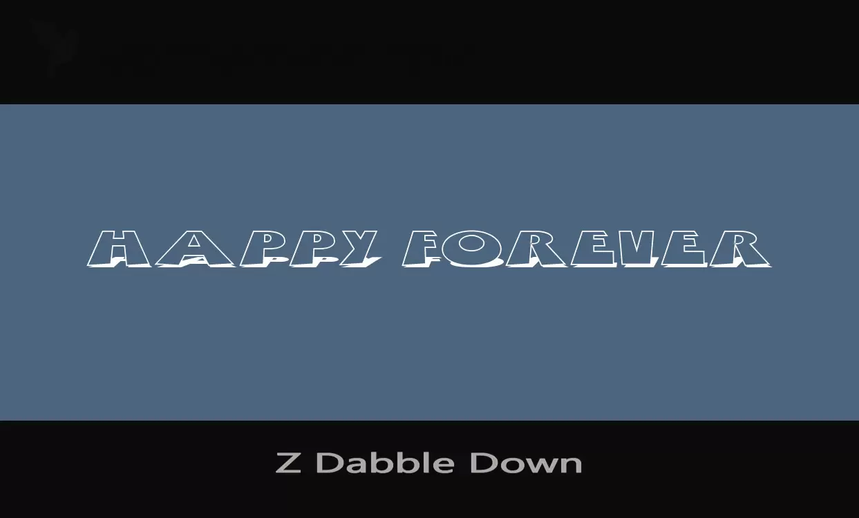 Sample of Z-Dabble-Down