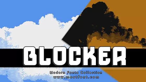 Typographic Design of Blocker