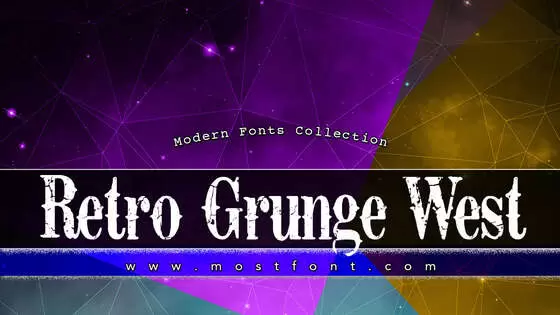 「Retro-Grunge-West」字体排版图片