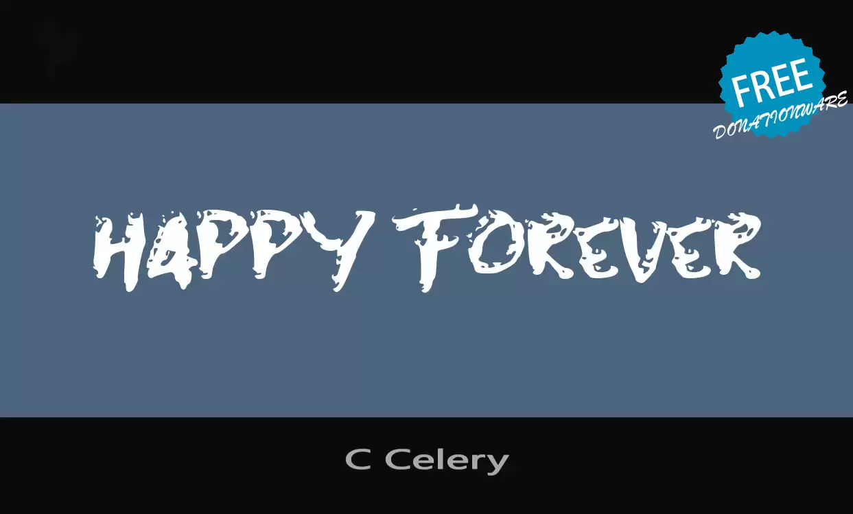 Font Sample of C-Celery