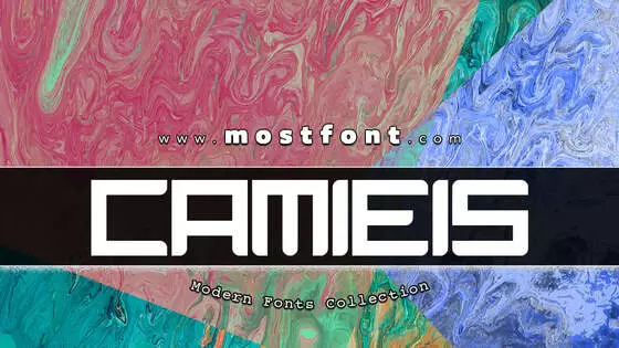 「Camieis」字体排版样式
