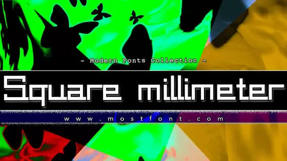 Typographic Design of Square-millimeter