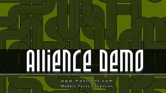 Typographic Design of Allience-Demo