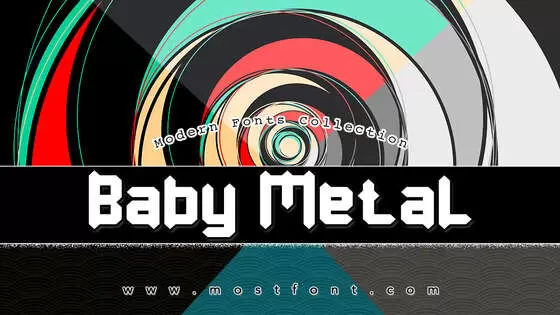 Typographic Design of Baby-Metal