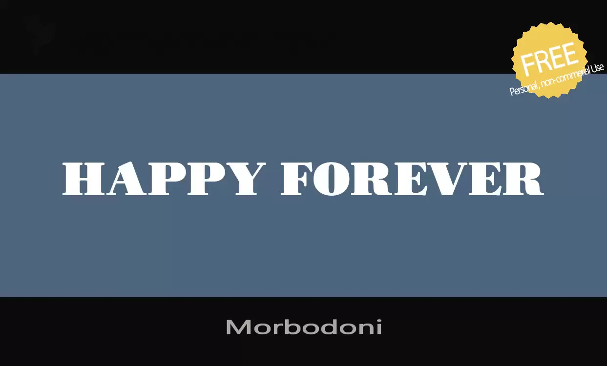 Sample of Morbodoni