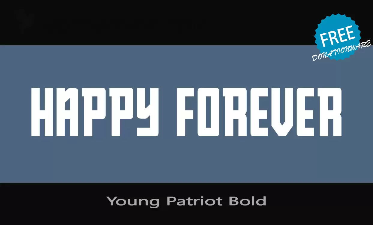 Sample of Young-Patriot-Bold