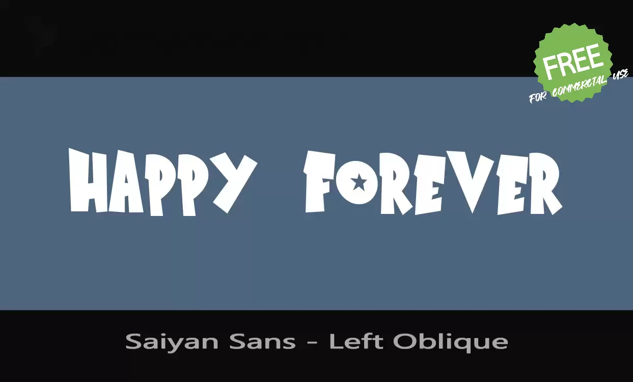 Sample of Saiyan-Sans---Left-Oblique