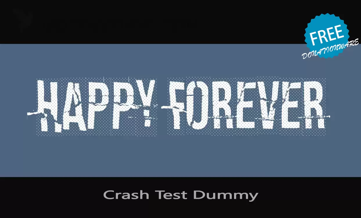 Font Sample of Crash-Test-Dummy